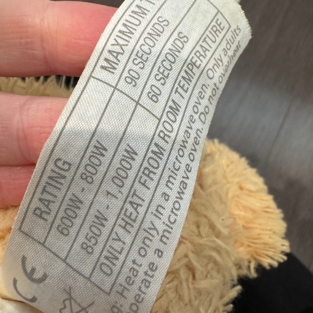 Warmies Cuddly Tan Golden Retriever Lab Goldendoodle Stuffed Weighted Dog Toy - Picture 4 of 4